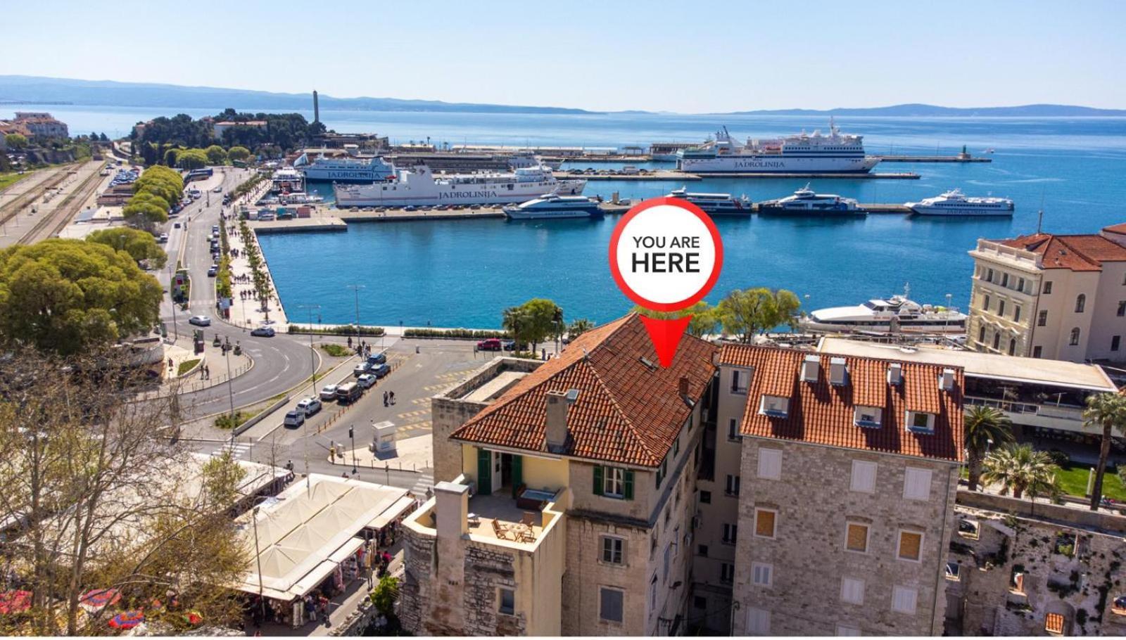 Diocletian Tower - Bella Vista & Palazzo Split Dış mekan fotoğraf